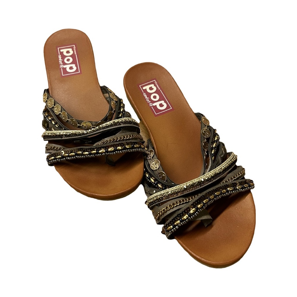 Jeweled Sandals by Pop